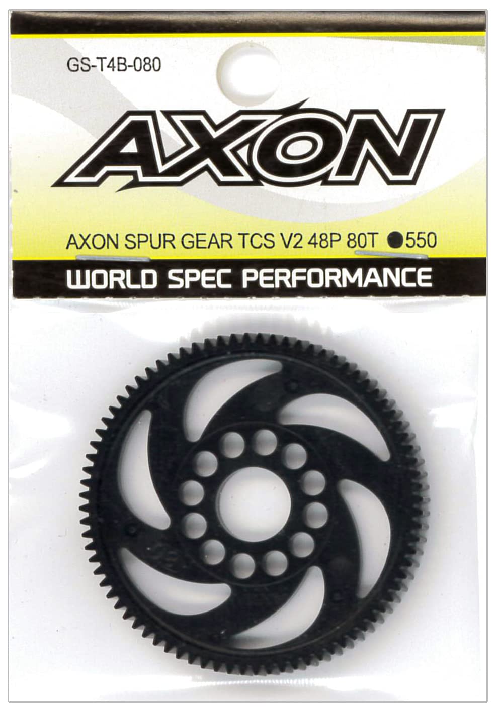 Axon Spur Gear TCS V2 48P 86T Precision RC Drivetrain Gear