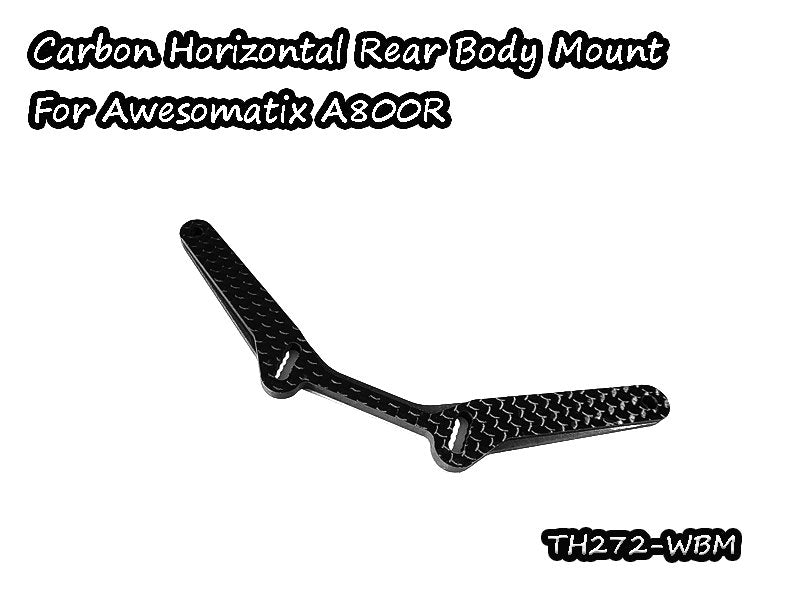 Carbon Rear Body Mount for Awesomatix A800R Vigor RC TH272