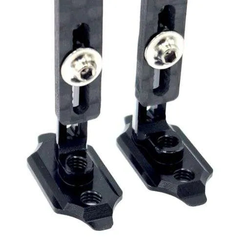 RC MAKER Horizontal Rear Post Body Mounts Ultra Lite with Ti Screws