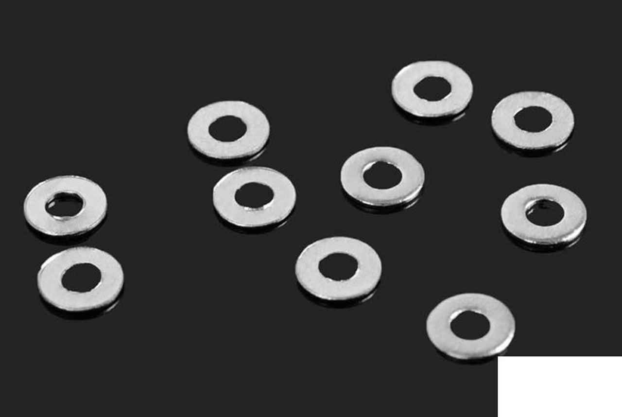 RC Shims Silver Precision Suspension Spacers for 1-10 and 1-8 Scale