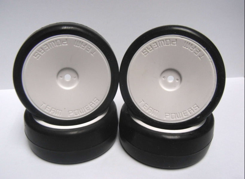 Team Powers 1:10 Touring Car Tires 34R Hard Compound Pre Glued Asphalt Racing