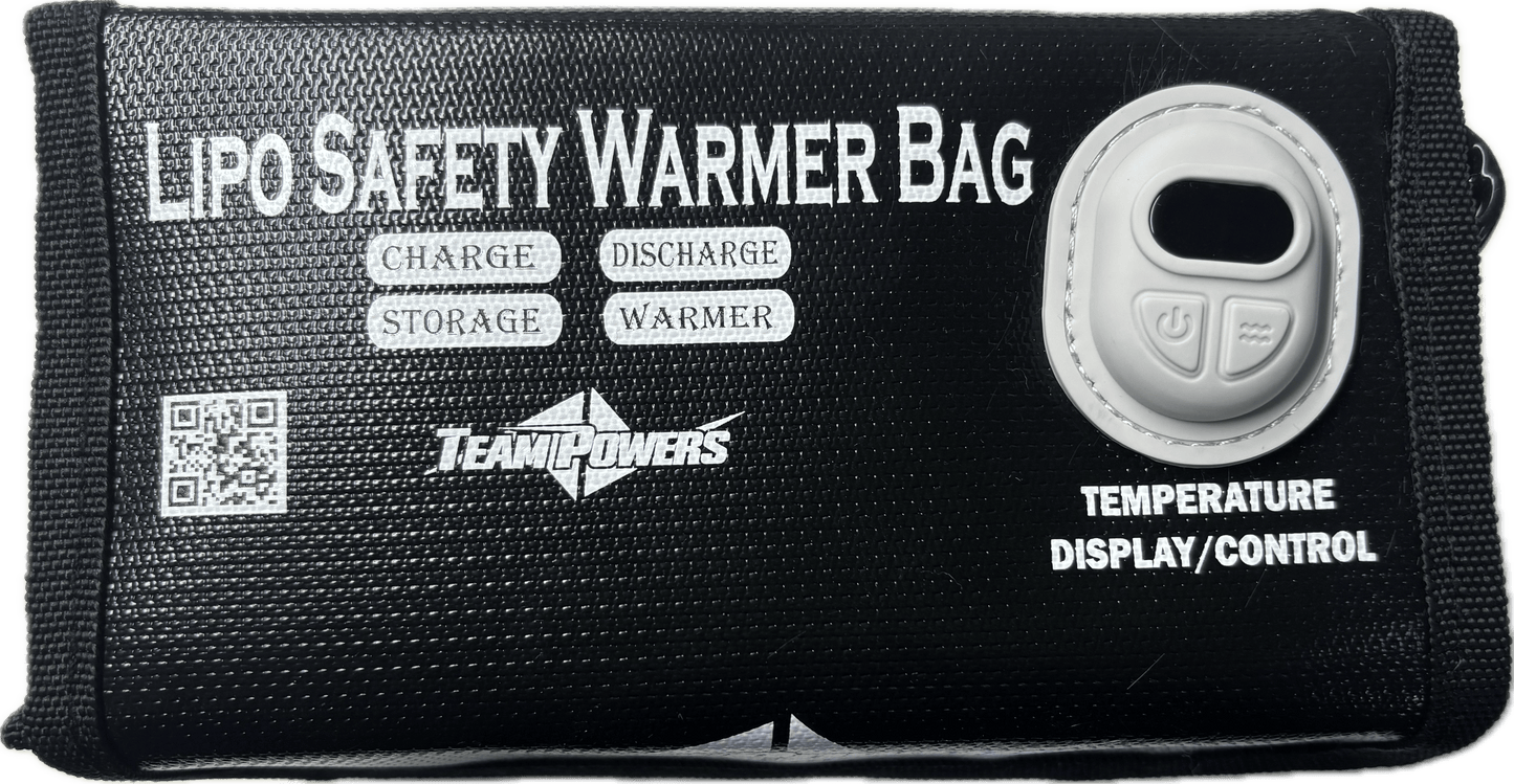 Team Powers LiPo Safety Warmer Bag - RC Battery Protection & Storage