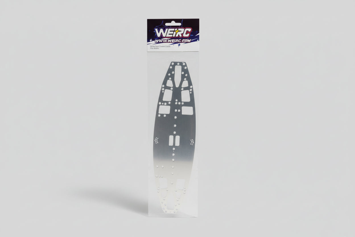 WEIRC Awesomatix A800R用1.5mmアルミシャーシビス付き1 WeiRC 1.2mm Steel Chassis for Awesomatix A800R Precision RC