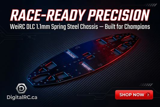 WeiRC DLC11 Steel Chassis 1.1mm for Awesomatix A800RR