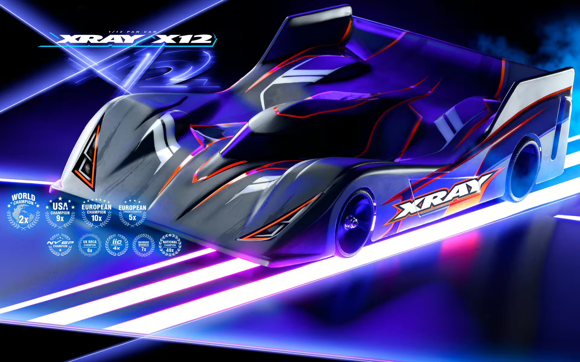 XRAY X12 2026 1:12 Pan Car Kit Premium Carpet Racing Chassis