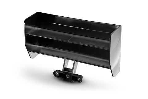 Xray X1 Composite Rear Wing Lightweight Wide Black digitalrc.ca