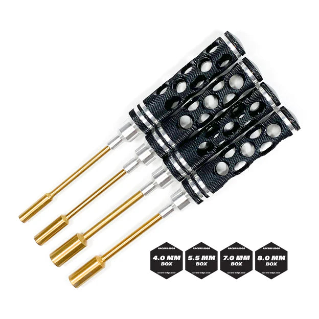 Honeycomb Handle 14 Piece Premium Tool Set Black with Carry Case