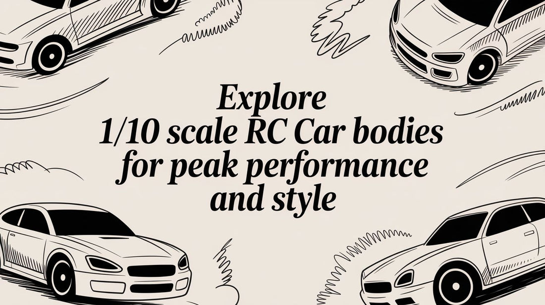 Explore 1/10 scale rc car bodies for peak performance and style