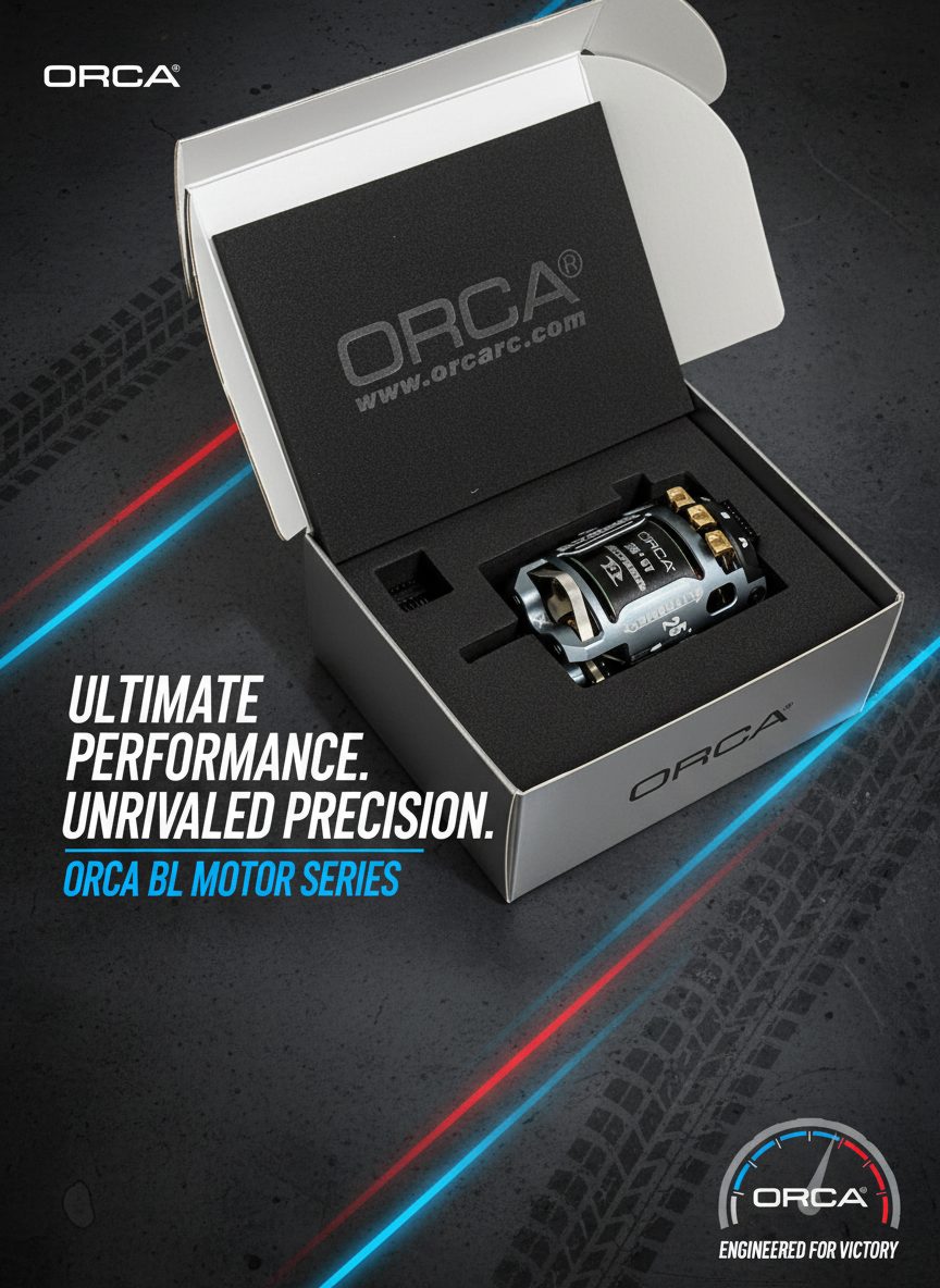 ORCA BLITREME 3 25.5T Team Spec Brushless Motor with SEP25 Stator Technology