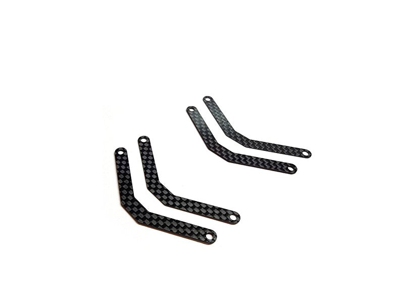 Vigor Dampers Brace Set for Awesomatix A800R showing 0.5mm and 1.0mm thickness options for suspension tuning