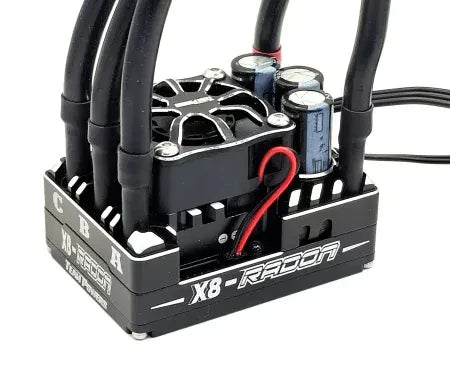 Team Powers X8 Radon 280A 1:8 Brushless Speed Controller with Bluetooth — Digital RC Canada