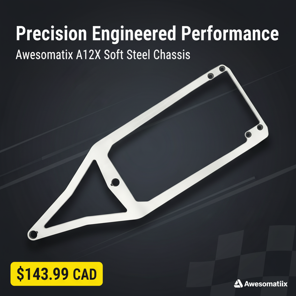 Awesomatix A12X Soft Steel Chassis: Engineering Flex for High Grip Surfaces