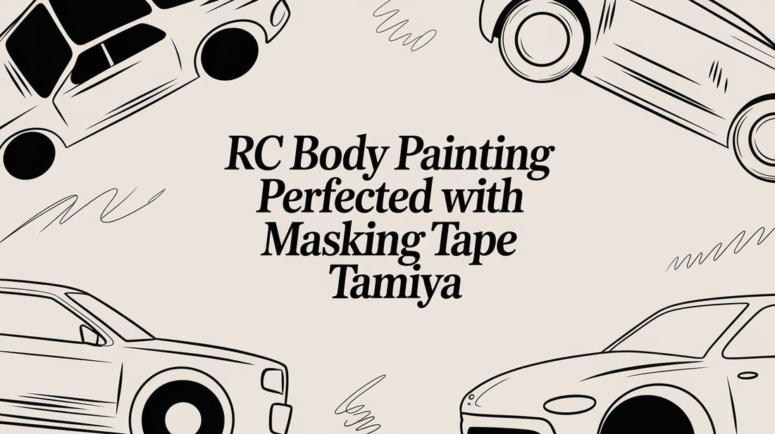 RC Body Painting Perfected With Masking Tape Tamiya