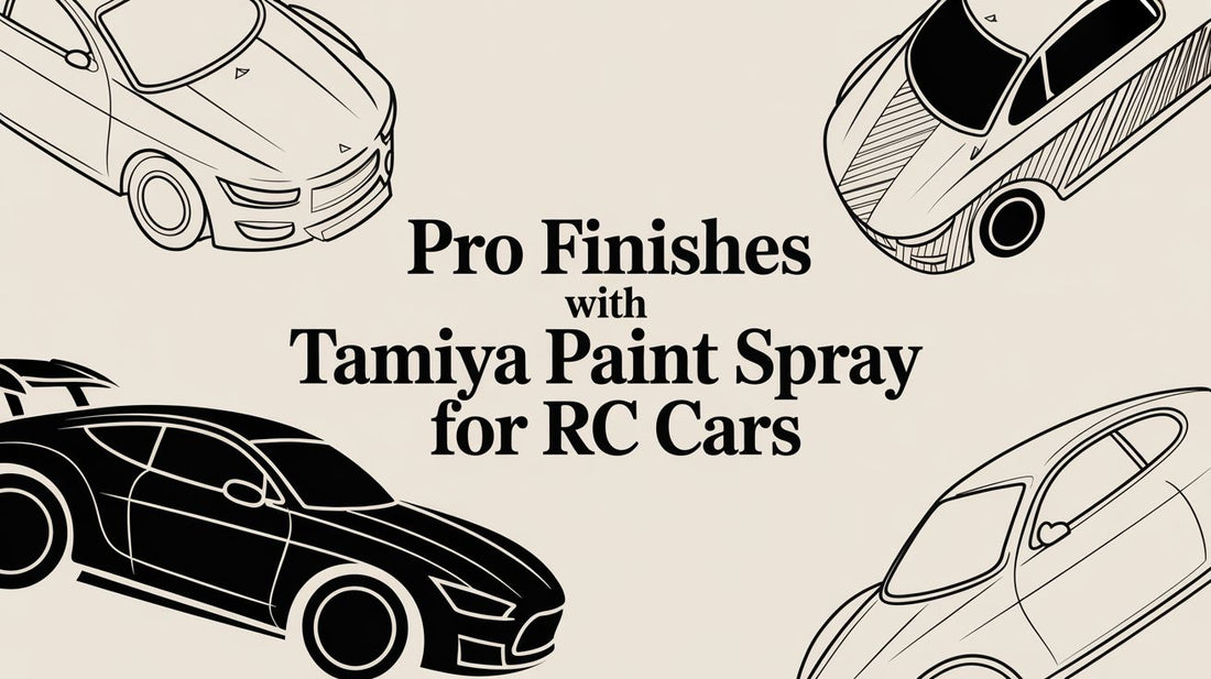Pro Finishes with Tamiya Paint Spray for RC Cars