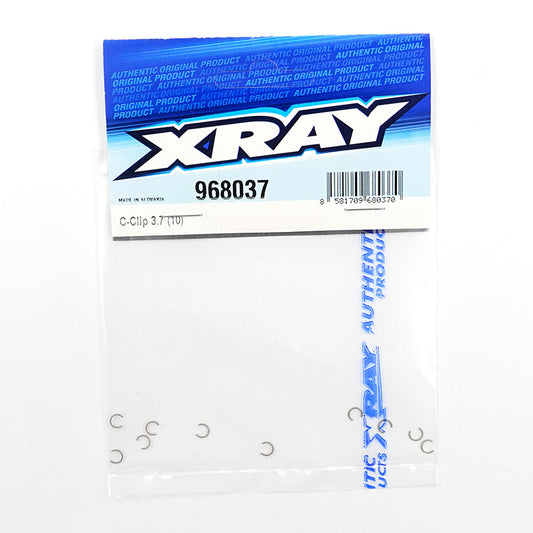 XRAY C-CLIP 3.7mm 10 Pack 968037 Precision RC Suspension Clips