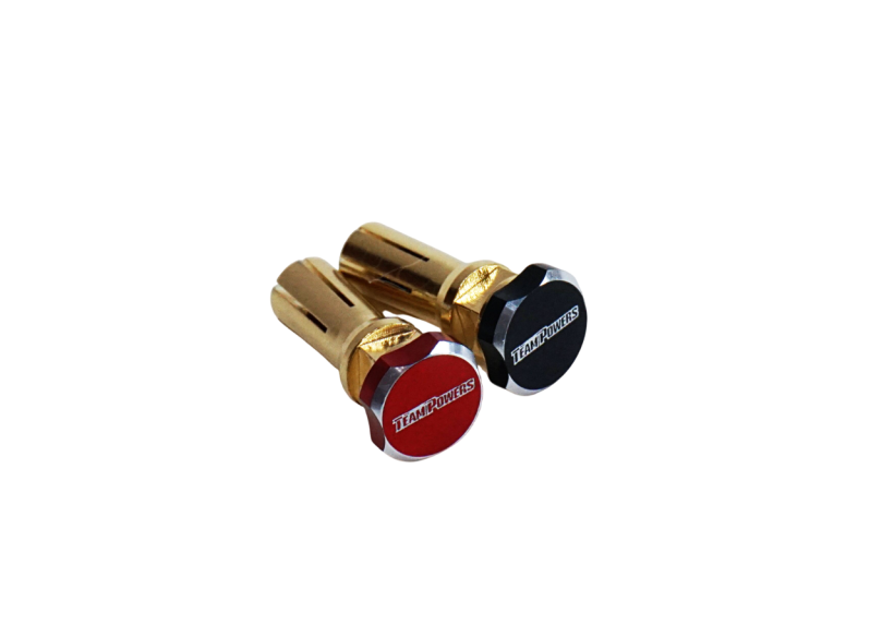 5mm Easy Lock Golden Plug LiPo Battery Connectors - Team Powers TPR-G5 (2pcs)