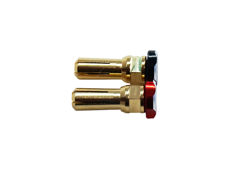 5mm Easy Lock Golden Plug LiPo Battery Connectors - Team Powers TPR-G5 (2pcs)