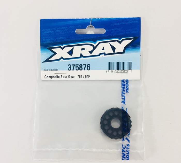 76T 64P Composite Spur Gear 375876 RC Racing Drivetrain Parts