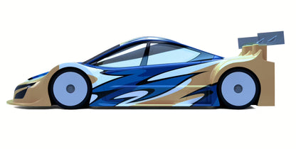 Avalon Vortex 190mm Clear Touring Body Shell 1:10