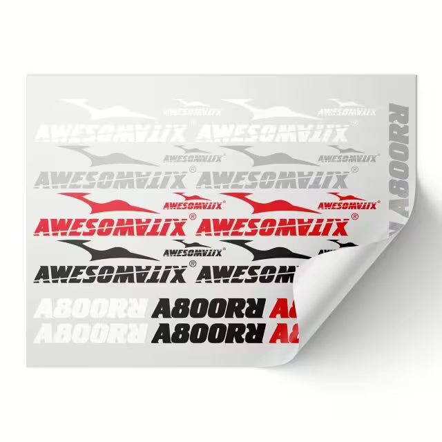 Awesomatix A800RR Sticker Sheet Official Decal Kit for 1/10 Touring Car