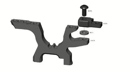 Awesomatix Body Mount Extension Rear A800RR/A800FXR AW-A800-AT290