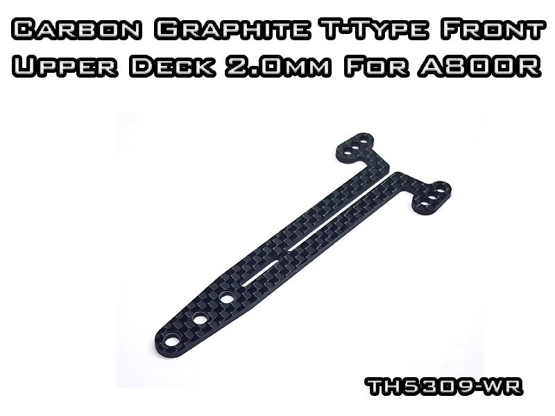 Carbon Graphite T-Type Front Split Upper Deck 2.0mm For A800R / MMX
