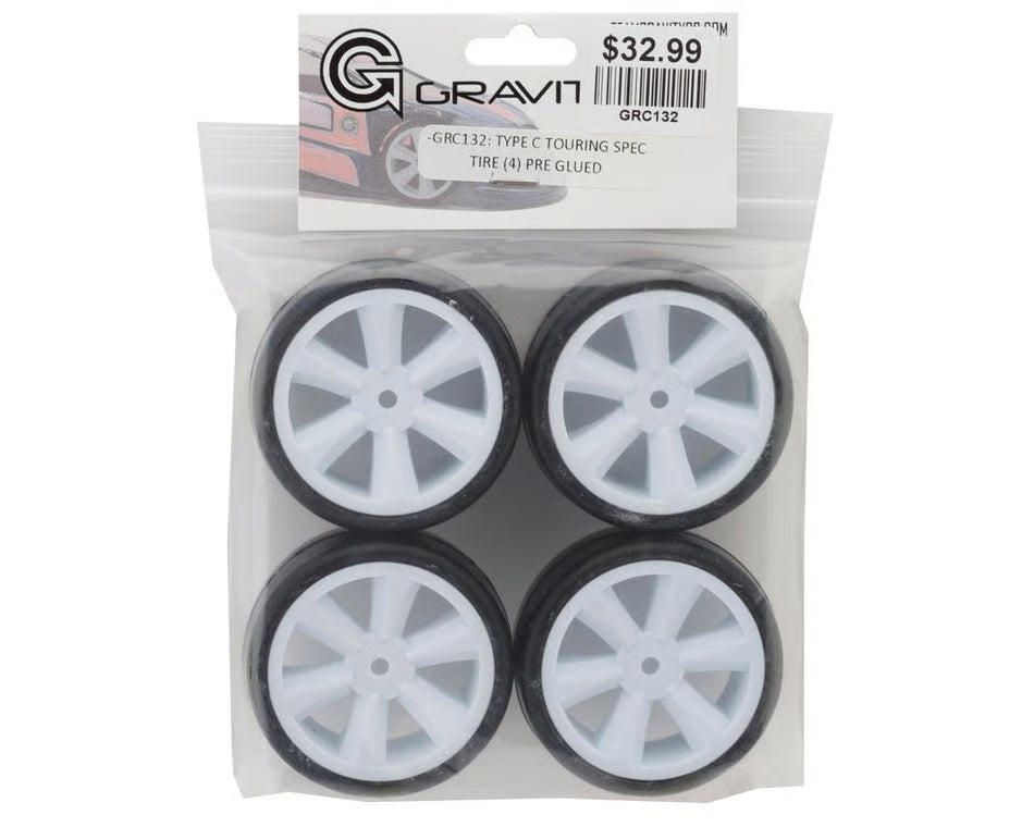 Gravity RC G-SPEC Type C Touring Car Tires for 1/10 Scale Racing