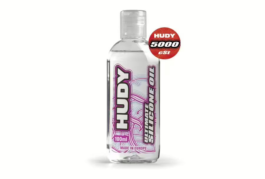 HUDY Ultimate Silicone Oil 5000cSt 100ml for RC Shocks and Differentials