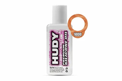 HUDY Ultimate Silicone Oil 9,000 cSt 100ml for RC Differentials and Shocks