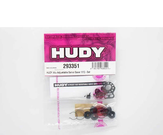 HUDY 293351 Aluminum Adjustable Servo Saver 1/12 Scale RC Racing Set