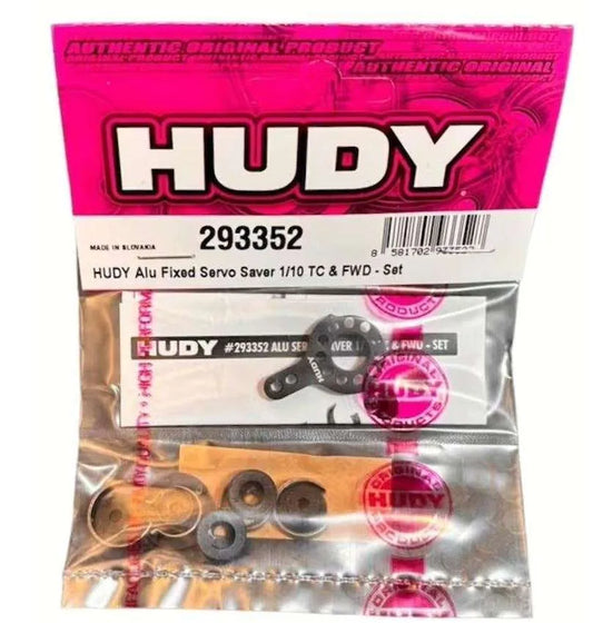 HUDY Aluminium Fixed Servo Saver for 1:10 Touring Cars and FWD HU 293352