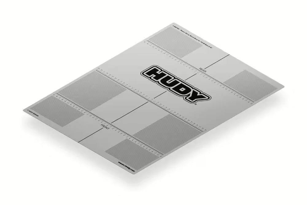 HUDY Setup Board Stickers for 1:8 Offroad and GT Cars