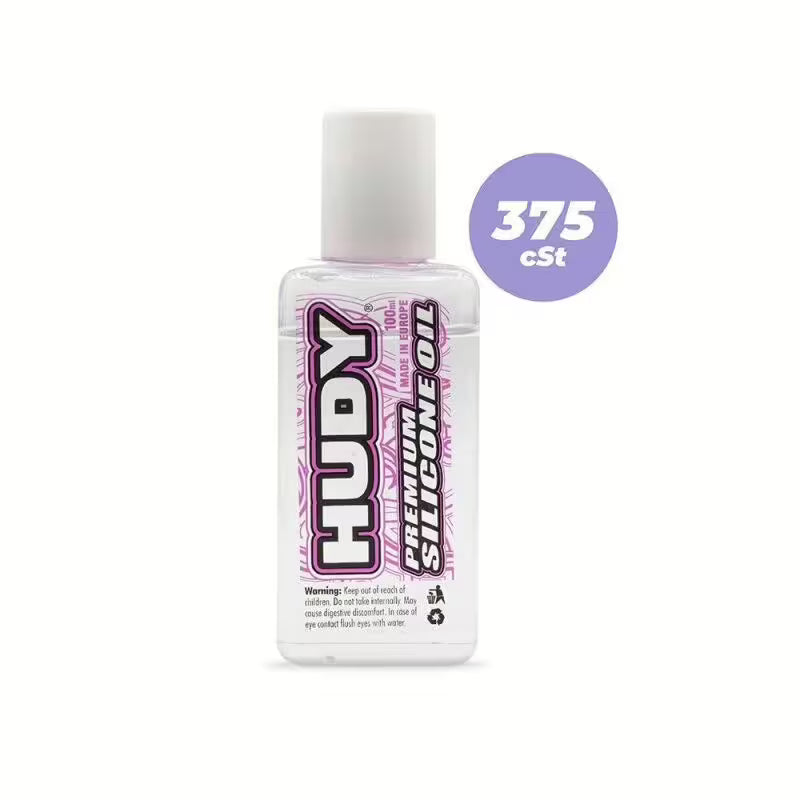 HUDY Ultimate Silicone Oil 375cSt 50ml for RC Shocks and Differentials