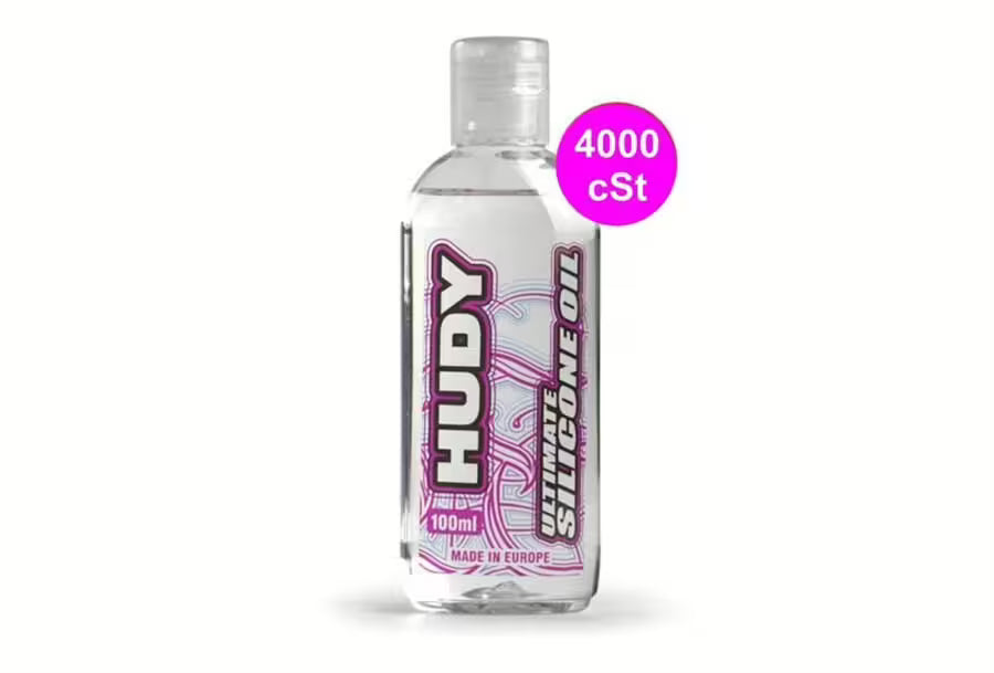 HUDY Ultimate Silicone Oil 4000cSt 100ml for RC Racing Performance