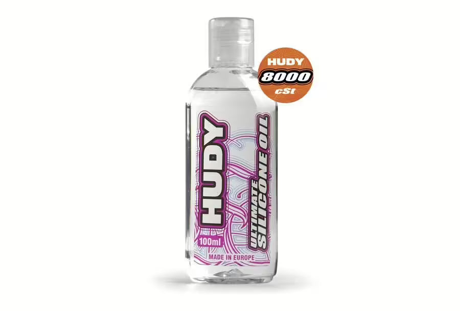 HUDY Ultimate Silicone Oil 8000cSt 100ml for RC Differentials and Shocks
