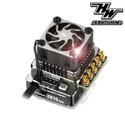 Hobbywing Xerun XR10 Pro G2S Elite 160A Sensored Brushless ESC Midnight Silver