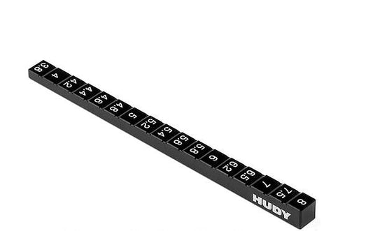 Hudy Ultra-Fine Chassis Ride Height Gauge 3.8 to 8.0mm Precision RC Setup Tool