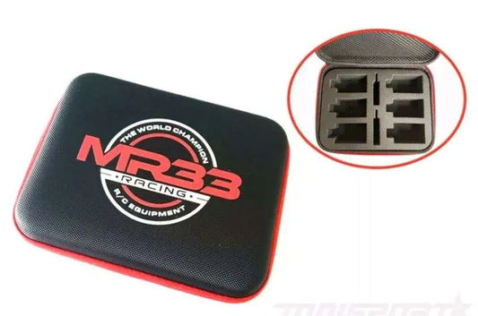 MR33 Motor Hard Case Bag for 6 Motors and 2 Rotors RC Motor Storage