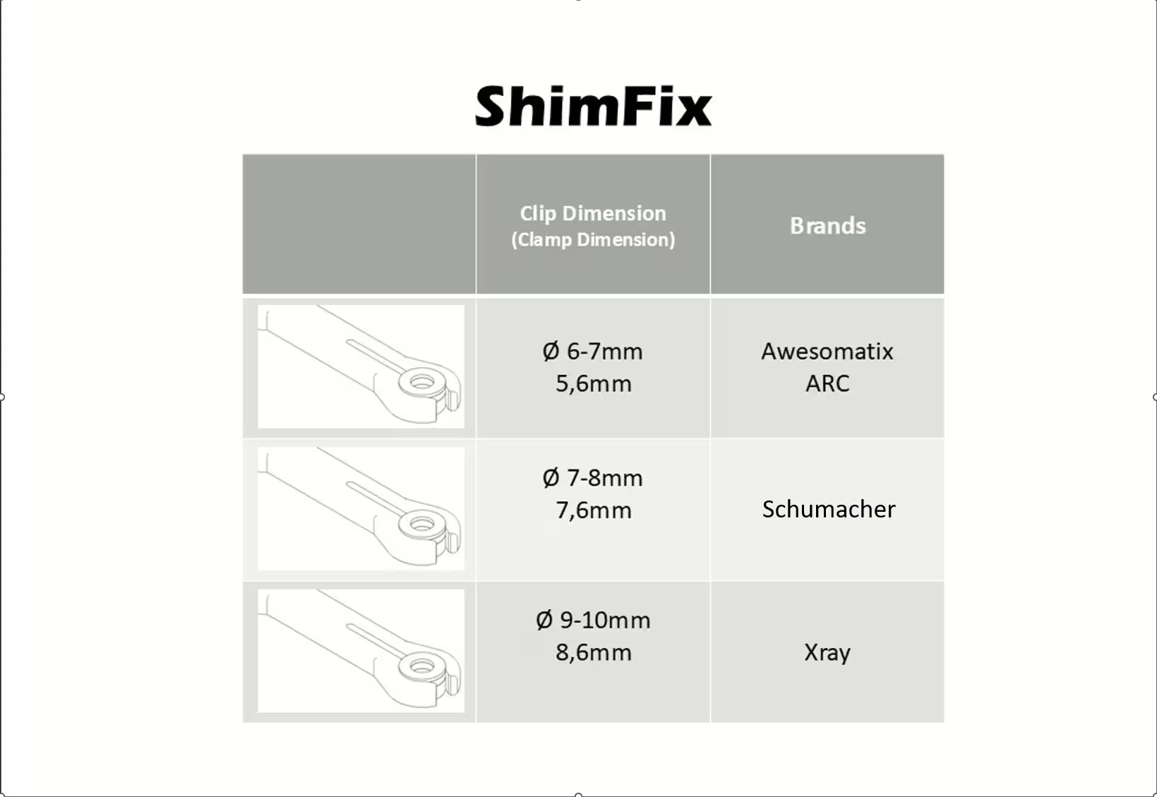 MR33 ShimFix Rollcenter Shim Mounting Tool 6 to 7mm MR33-957122