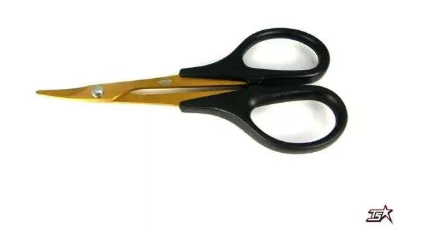 MR33 Stainless Steel Curved Scissors for RC Body Shells Precision Lexan Cutting Tool