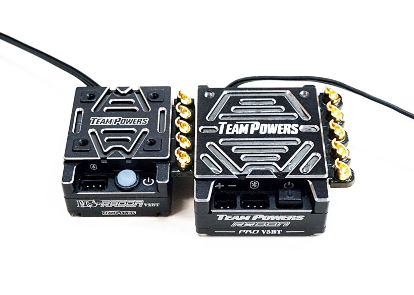 Mini Spec Radon V2BT 105A Bluetooth ESC - Professional RC Speed Control Team Powers