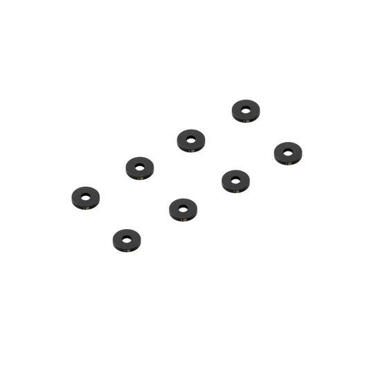 OfficinaRC Black Brass Smart Shim 3x9x1.5 mm Set of 8 for RC Touring and Pan Car

