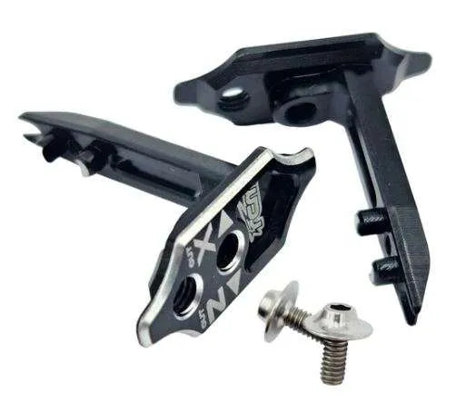 RC MAKER Horizontal Rear Post Body Mounts Ultra Lite with Titanium Screws