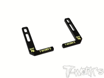 T-Works Brass Battery Holder 2x7g 1:10 Touring Car TW-TE-258-A