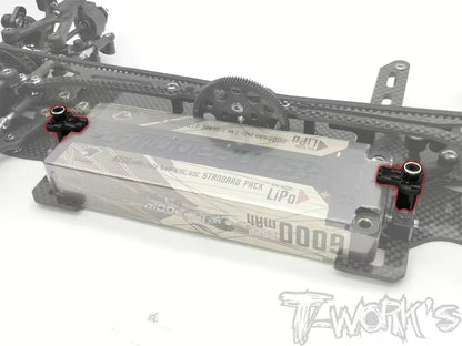 T-Works Easy Snap Universal Battery Holder for 1:10 RC Touring Cars TW-TE-257-A