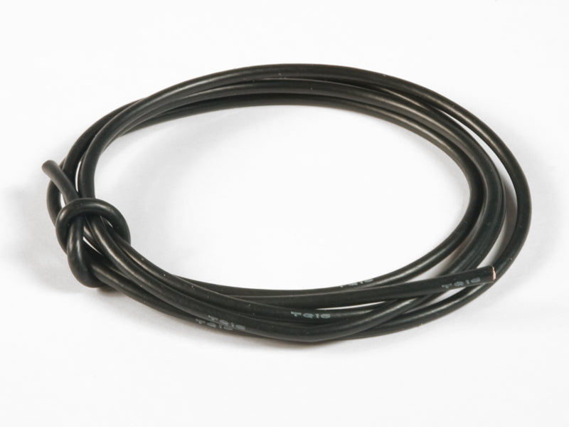 TQ Wire 16 Gauge Super Flexible Silicone Wire 3 Foot Black