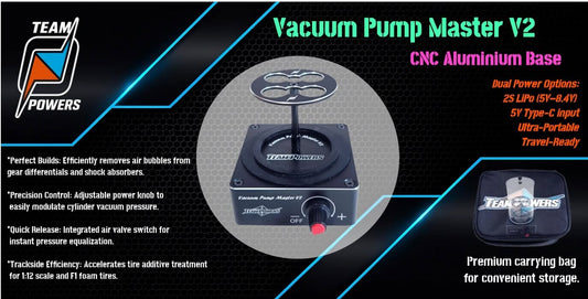 Team Powers Vacuum Pump Master V2 for RC Shocks