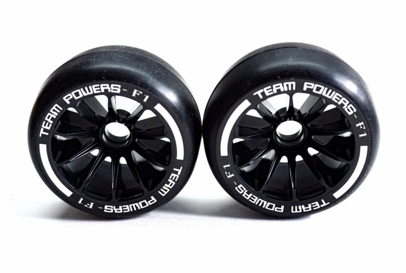 Team Powers 1:10 F1 Front Racing Tires Pre Glued Hard Compound Set