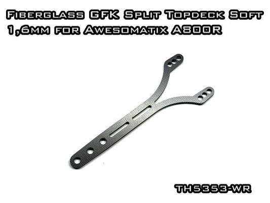 Vigor RC 1.6mm Fiberglass Split Topdeck for Awesomatix A800R Premium GFK Chassis Component