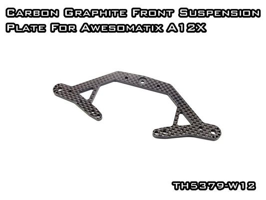 Vigor RC Carbon Graphite Front Suspension Plate for Awesomatix A12X Pan Car